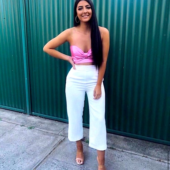 Kookai Pants Jumpsuits Host Pick Kookai White Oyster Pants